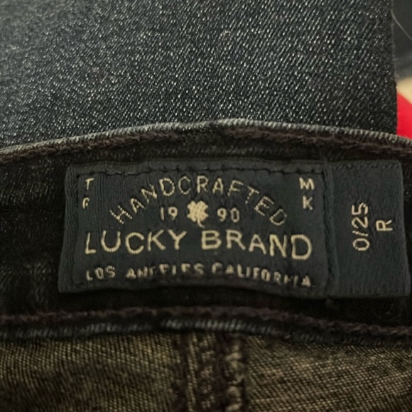 LUCKY BRAND dark skinny jeans Size 0 / 25 - Picture 5 of 8